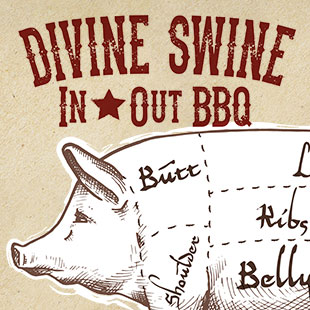 Divine Swine BBQ Logo