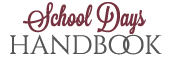School Days Handbook Text Logo