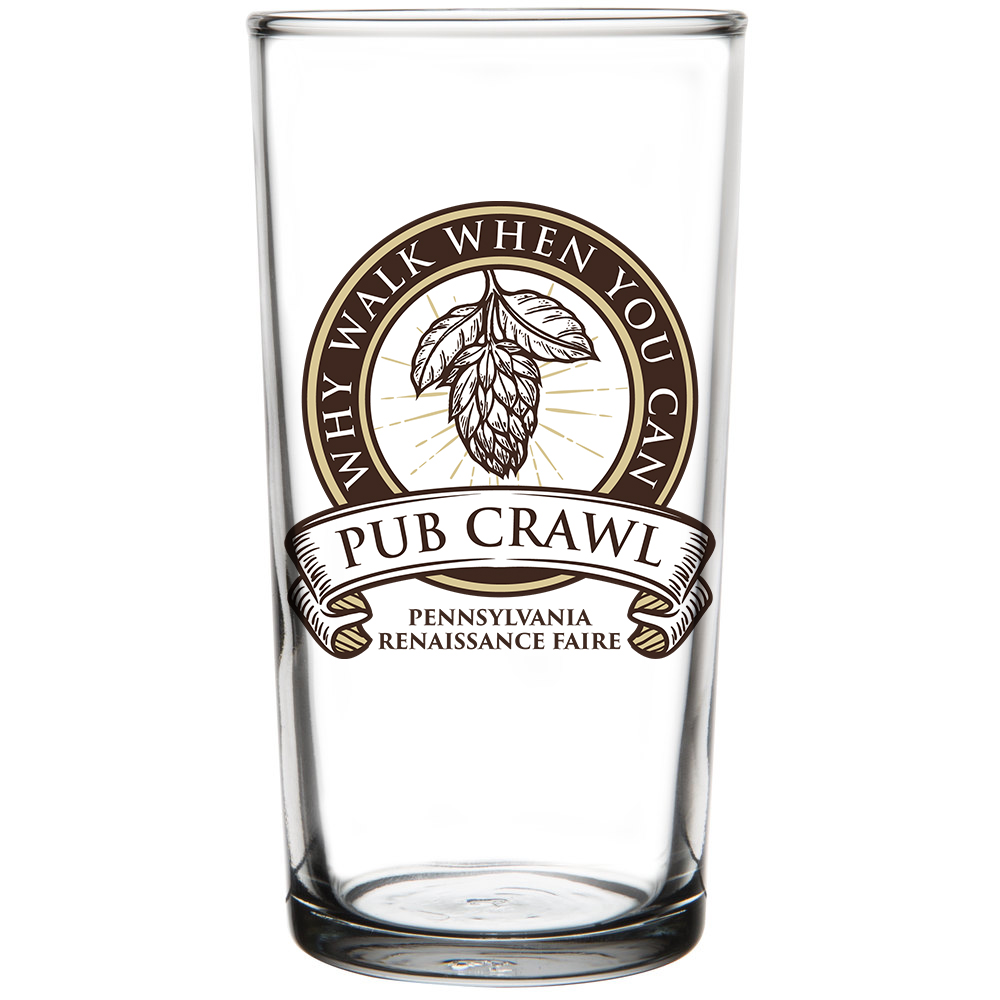 Pub Crawl Glass